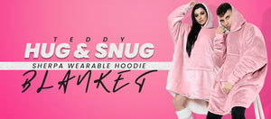 Hug & Snug's Plain Blanket Hoodies