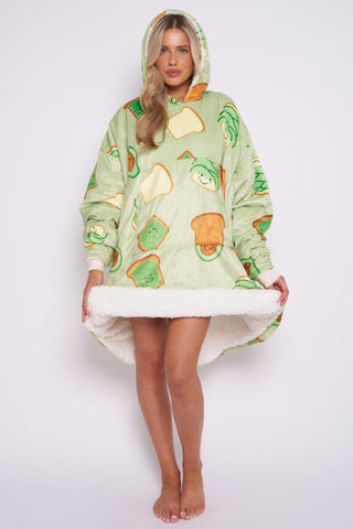 Avo & Toast Printed Hoodie