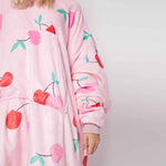 Cherries Pink Printed Hoodie - TheHugSnugStore