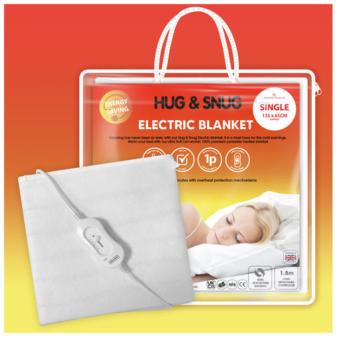 Fleece Electric Heated Blanket - TheHugSnugStore