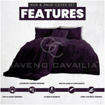 Luxury Hug & Snug Duvet Cover Set Purple - TheHugSnugStore