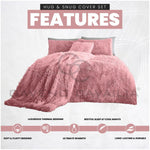 Luxury Hug & Snug Duvet Cover Set Pink - TheHugSnugStore