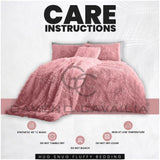 Luxury Hug & Snug Duvet Cover Set Pink - TheHugSnugStore