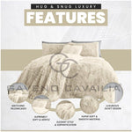 Luxury Hug & Snug Duvet Cover Set Cream - TheHugSnugStore