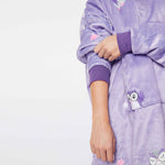 Owl Lilac Printed Hoodie - TheHugSnugStore