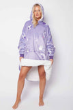 Owl Lilac Printed Hoodie - TheHugSnugStore