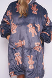 Teddy Printed Hoodie - TheHugSnugStore