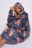 Teddy Printed Hoodie - TheHugSnugStore