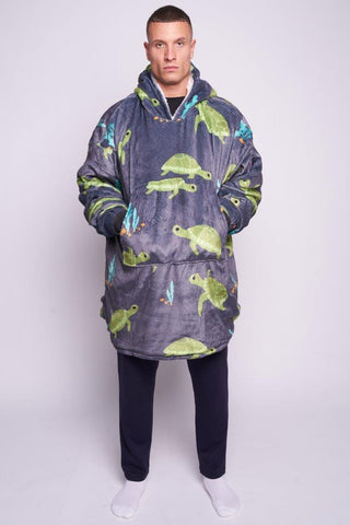 Turtle Printed Hoodie - TheHugSnugStore