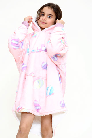 Marshmallow Kids Hoodie Pink - TheHugSnugStore