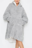 Teddy Hooded Blanket Natural - TheHugSnugStore