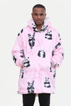 Panda Hoodie Pink - TheHugSnugStore