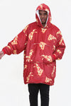 Pizza Hoodie Red - TheHugSnugStore