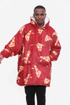 Pizza Hoodie Red - TheHugSnugStore