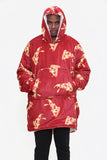 Pizza Hoodie Red - TheHugSnugStore