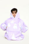 Rabbit Kids Hoodie Lilac - TheHugSnugStore