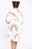 Kids Rainbow Hearts Hoodie Multi - TheHugSnugStore