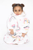 Kids Rainbow Hearts Hoodie Multi - TheHugSnugStore