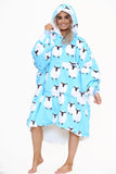 Sheep Hoodie Blue - TheHugSnugStore