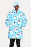 Sheep Hoodie Blue - TheHugSnugStore