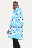 Sheep Hoodie Blue - TheHugSnugStore