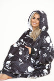 Skulls Hoodie Black - TheHugSnugStore