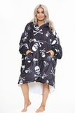 Skulls Hoodie Black - TheHugSnugStore