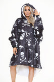 Skulls Hoodie Black - TheHugSnugStore