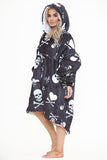 Skulls Hoodie Black - TheHugSnugStore