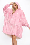 Star Hoodie Blush Pink - TheHugSnugStore